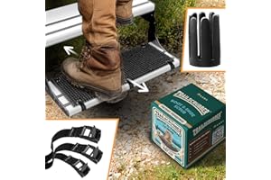 HUMANFRIENDLY TrailScrubber RV Step Covers | Patent Pending Camper Stair Cover to Remove Dirt & Mud From Shoes | Fits Motorhomes, Trailers | 2024 RV Accessories