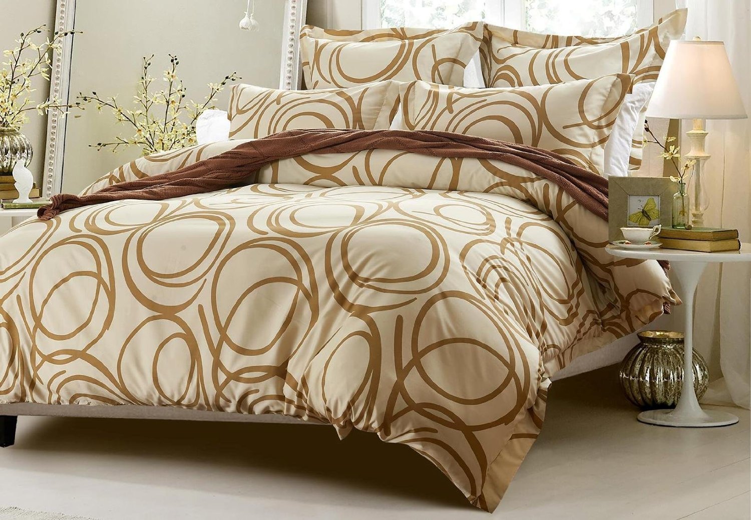 100 Cow Print Bedding Set Blue Animal Print Bedding