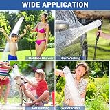 MIAOKE Portable Camping Shower 7800mAh Rechargeable Pump with Digital Temp view 7