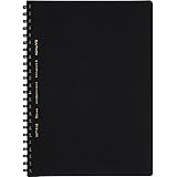 コクヨ ノート ソフトリングノート ビジネス 70枚 A5 方眼罫 黒 ス-SV437S5-D