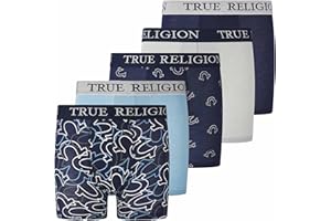 True Religion Boys Underwear 5 Pack Boxer Briefs for Boys 6-18 Durable Stretch Breathable Moisture Wicking