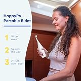 HappyPo The Original Portable Bidet White 300ml for Travel Postpartum Care view 2