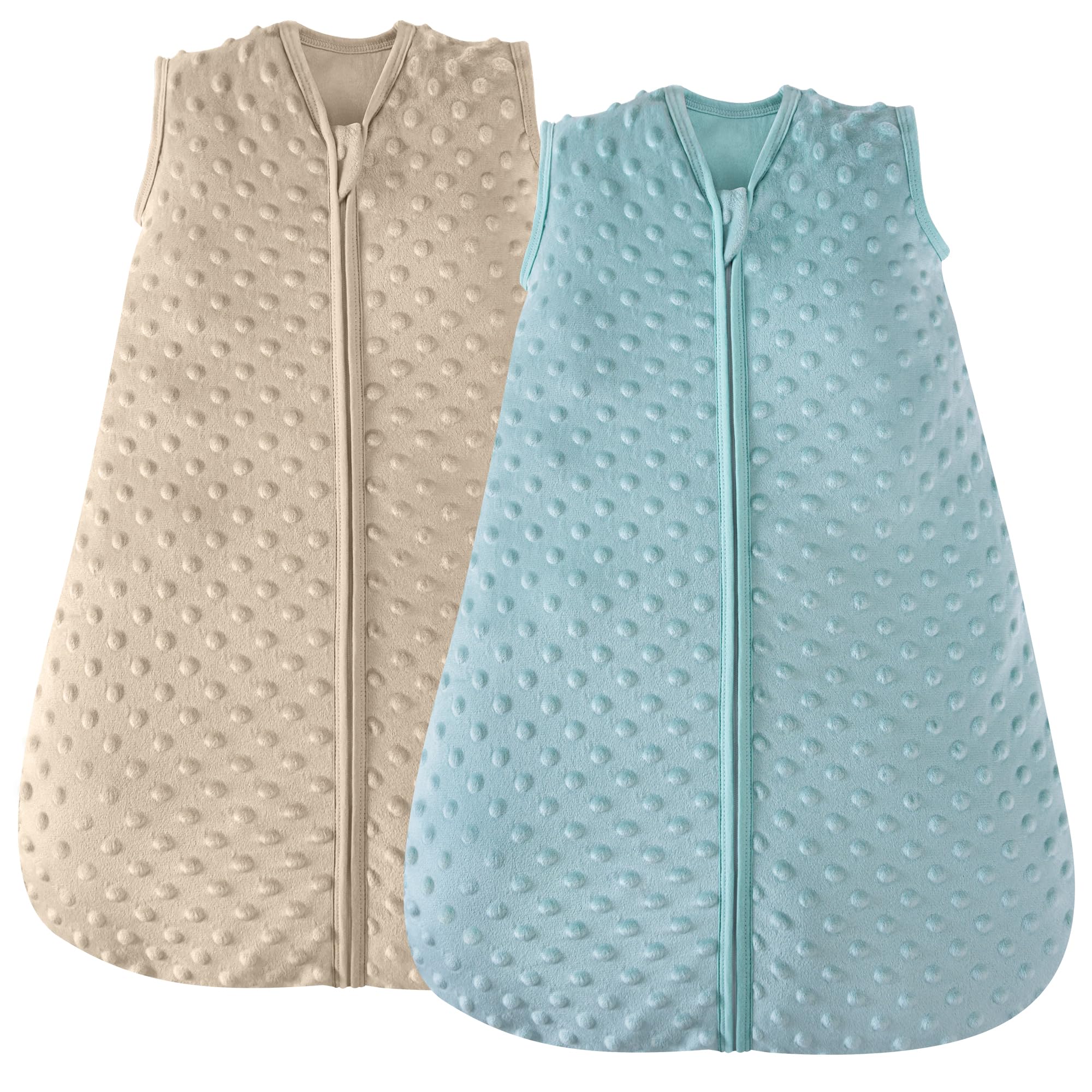 Photo 1 of ******* ONLY BROWN*****  JELLYMONI Fleece Baby Sleep Sack 12-24 Months, 1.5 Tog Warm Winter Baby Wearable Blanket with Plush Dots and 2-Way Zipper, Cotton Toddler Sleep Sack