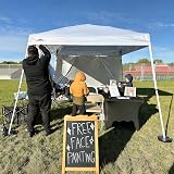 EAGLE PEAK 3m x 3m Slant Leg Pop-up Canopy Tent - Easy Setup & Adjustable view 7
