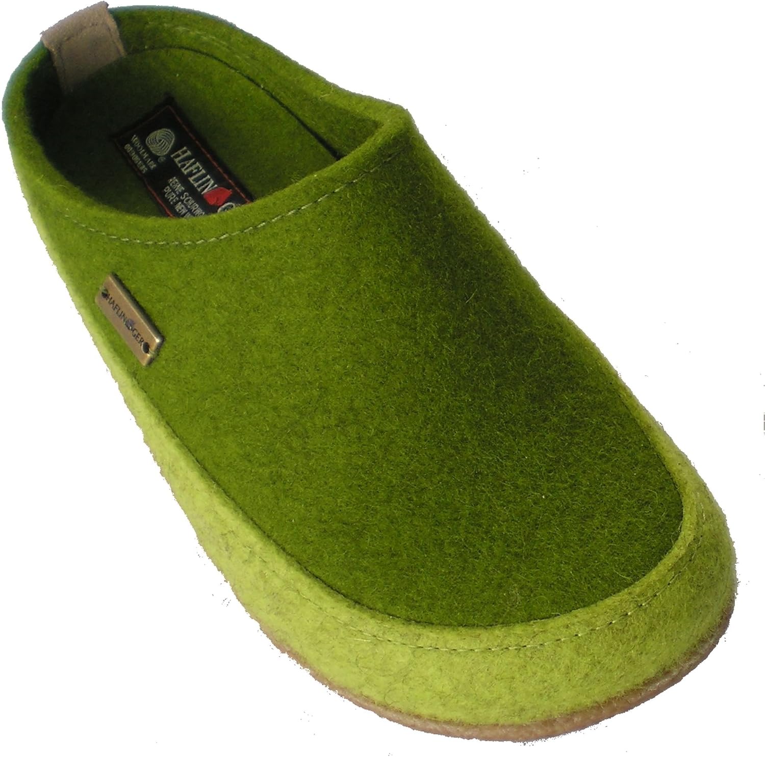 HAFLINGER Women's Textile Slippers US 6 M (EU 37) Green Slippers