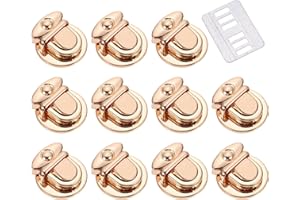 JOYOFREELY Bag Lock Buckle 10Pcs Twist Lock Clasp for Purse Making and Crochet Bag Closure Hardware Random