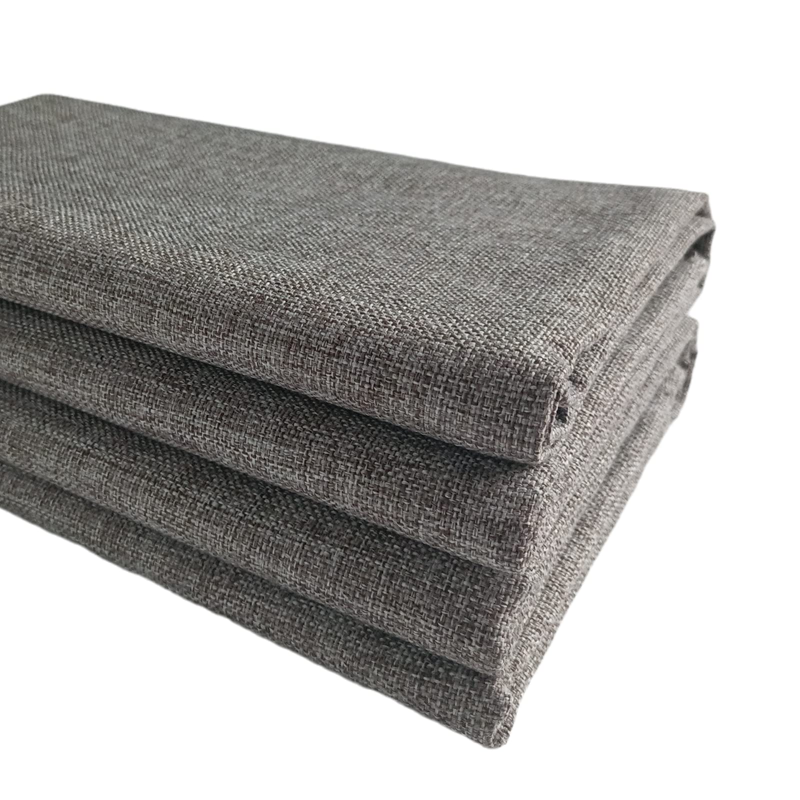 TinaKim Thick Chair Upholstery Fabric, Faux Linen Type Cloth Material, for Sofa Couch DIY (flaxen 14, 1 Yard (57x 36 inch)) — image 1