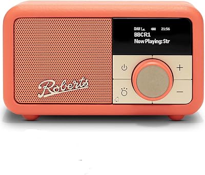 Roberts Revival Petite2 FM DAB DAB+ Radio with Bluetooth Orange