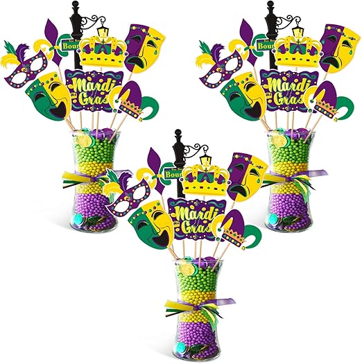 Mardi Gras Table Toppers Fat Tuesday