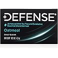Defense Soap All Natural Oatmeal Bar Soap for Men | Made by Wrestlers with Tea Tree Oil & Eucalyptus Oil to Promote Healthy Skin