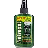 Natrapel Picaridin Insect Repellent 3.4 oz Pump Spray – 12 Hour Bug Repellent Repels Mosquitoes, Ticks & More