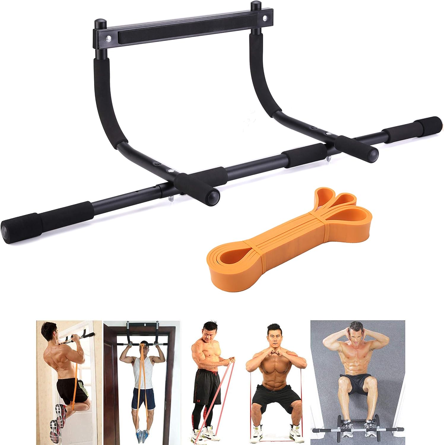 iron gym pull up bar safety wedge > OFF67