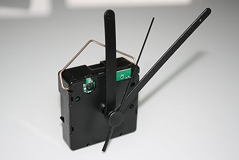 UTS Funkuhrwerk für Ziffernblatt 5-11mm Zeigersatz Nr.2 schwarz-schwarz-schwarz