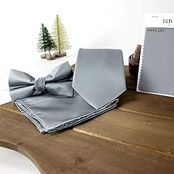 Spring Notion Men's Solid Color Satin Microfiber