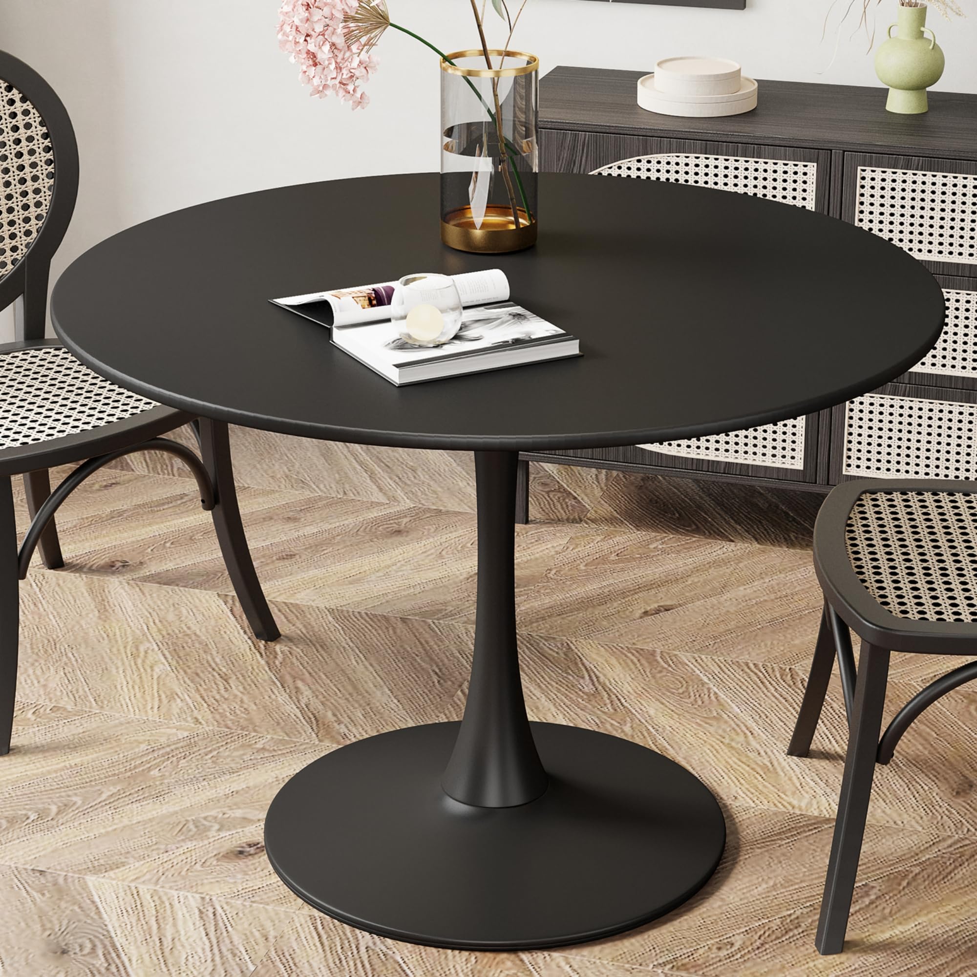 Recaceik Modern Round Dining Table, 42.1'' Tulip