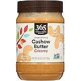365 by Whole Foods Market, Cashew Butter Creamy, 16 Ounce