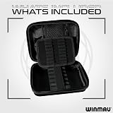 Winmau Armor G2 Darts Wallet Black Case Holds Two Fully Assembled Darts view 6