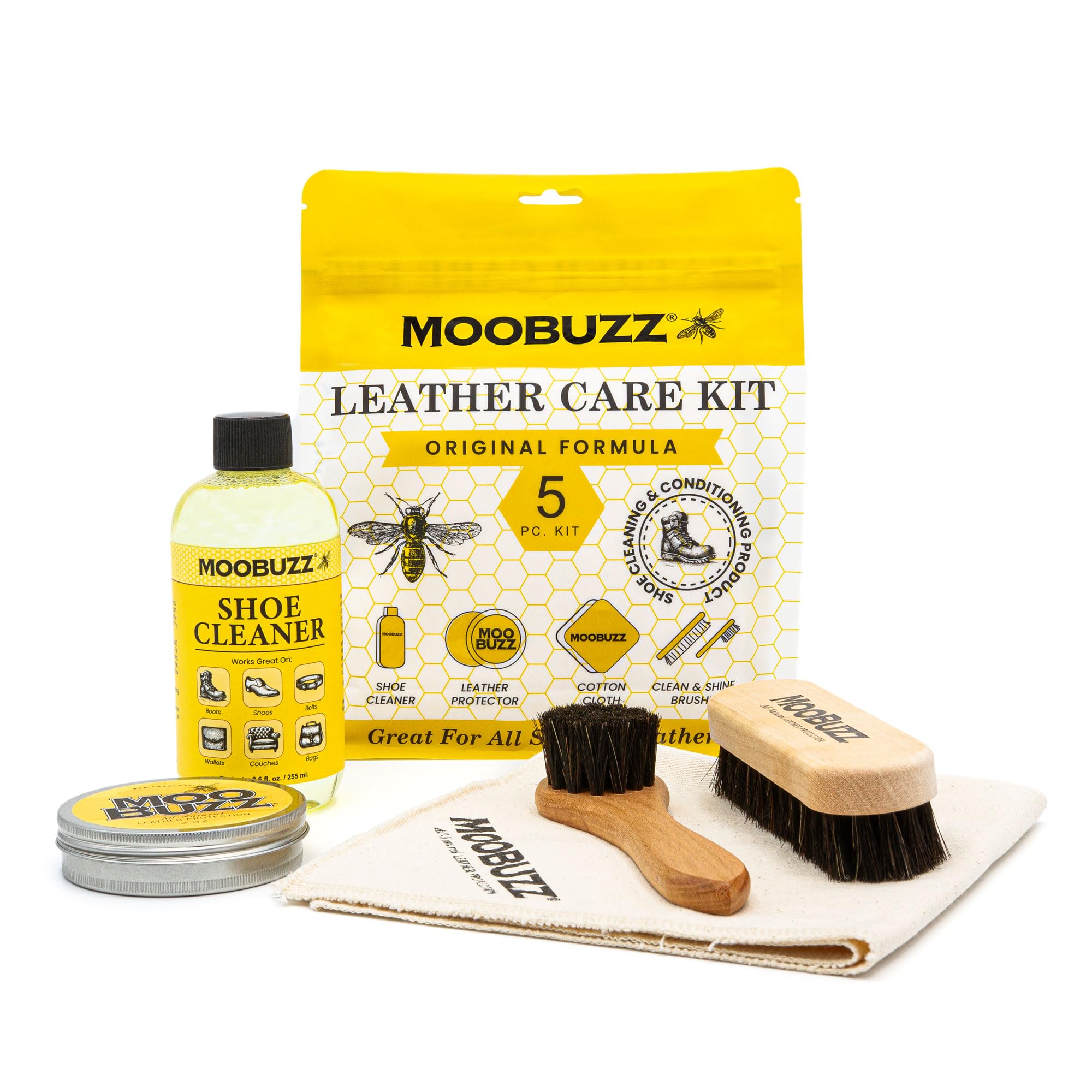 MooBuzz Leather Care Kit by Angelus – All-Natural