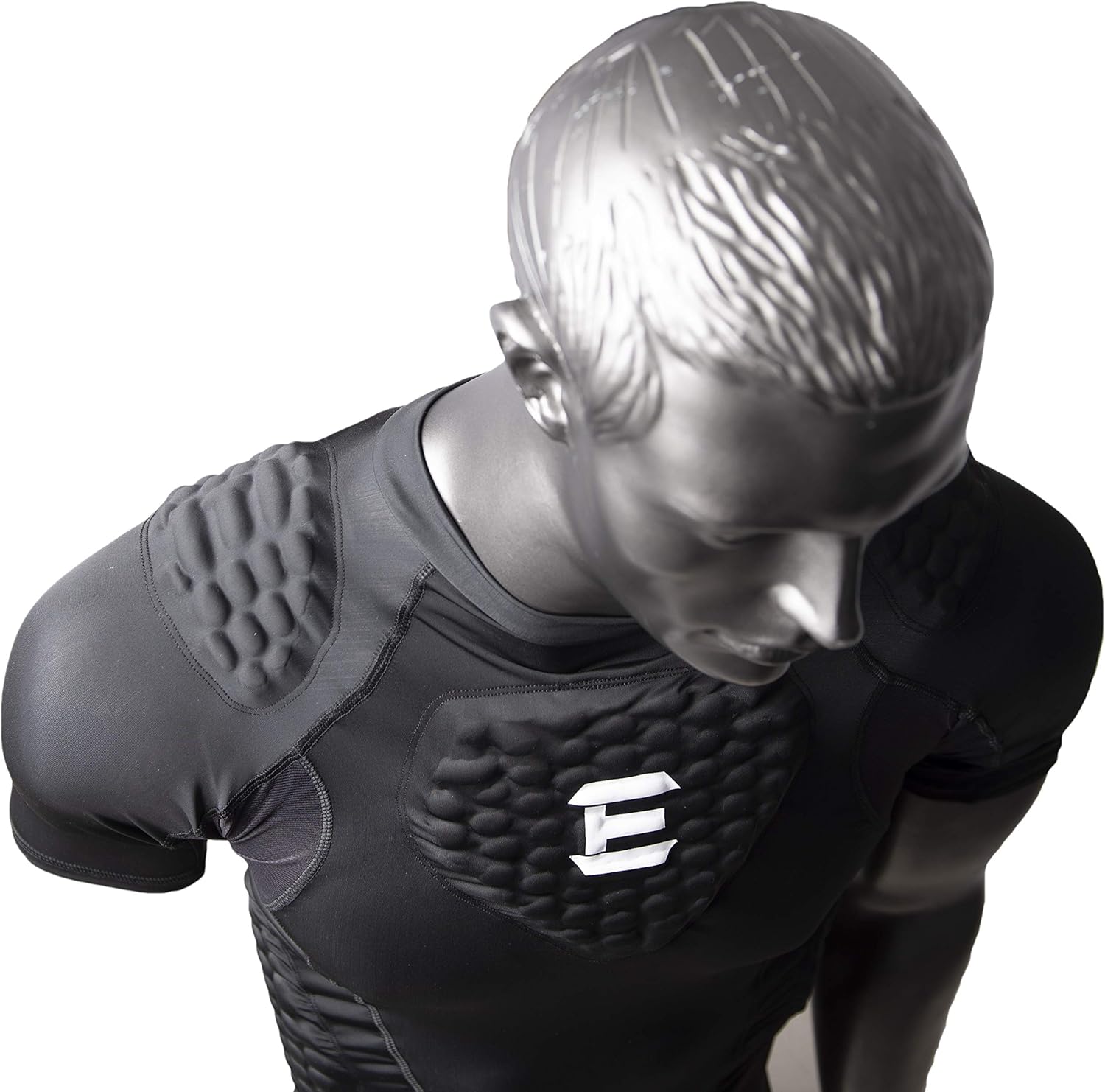 EliteTek Padded Compression Shirt - CPS14 - Youth and Adult Sizes - Moisture Wicking and Tight Fitting : Sports & Outdoors