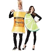 Rasta Imposta Tequila Bottle & Lime Slice Couples Costume Liquor Drink Dress Up Cosplay Costumes, Adult One Size