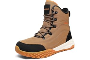 HOTBEAR Men's 3M Thinsulate Insulated Winter Snow Boots | Wide Toe Box | Slip-Resistant Outsole | Orthopedic & Arch Support