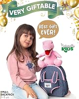 Naturally KIDS Pink Dinosaur Backpack Toddler Kids Gift view 5