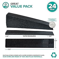 Composite Shims (24 Pack) - Hard Composite Shims