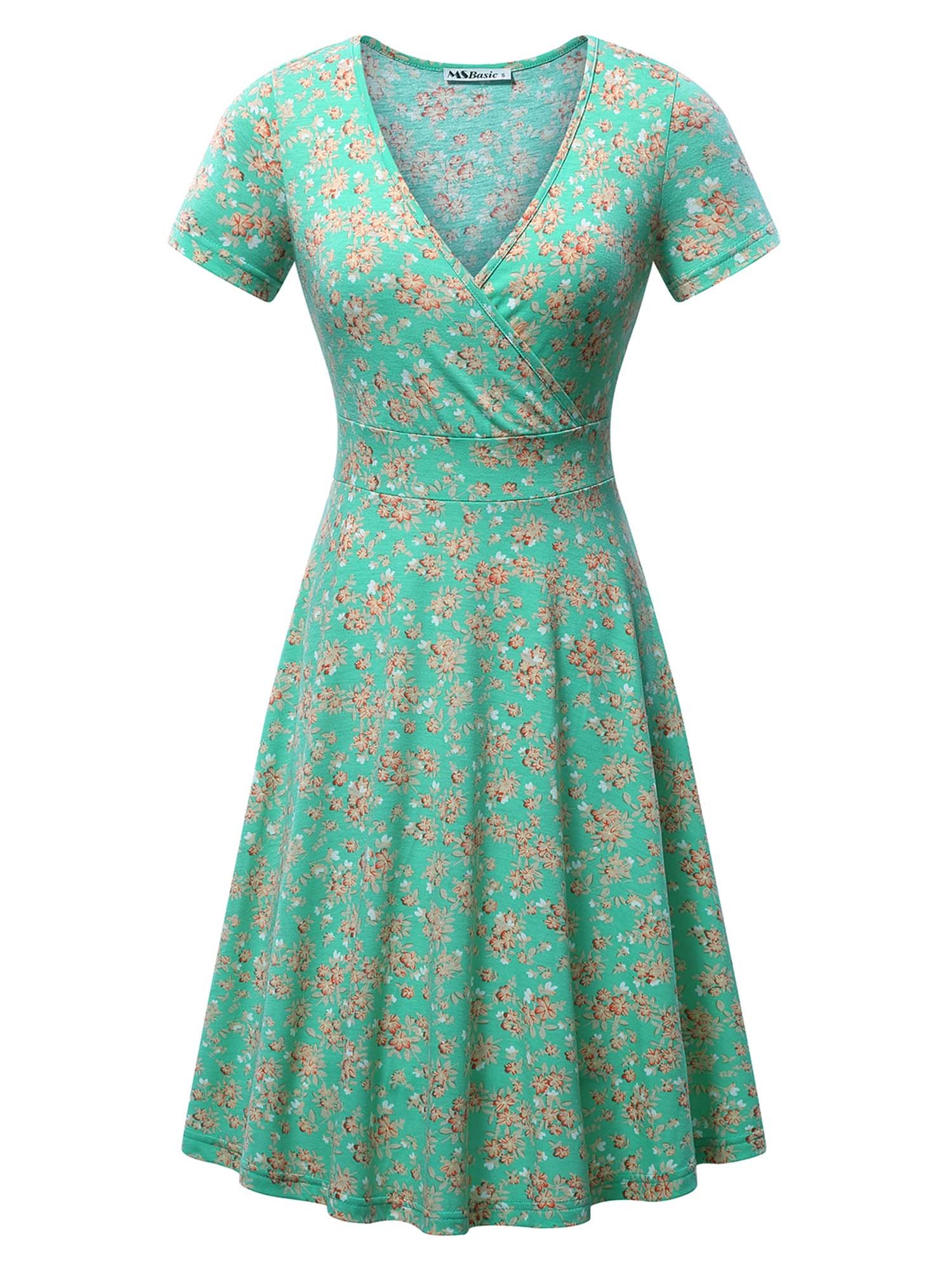 turquoise casual dress