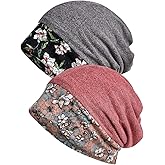 Qunson Women's Baggy Slouchy Beanie Chemo Hat Cap Scarf