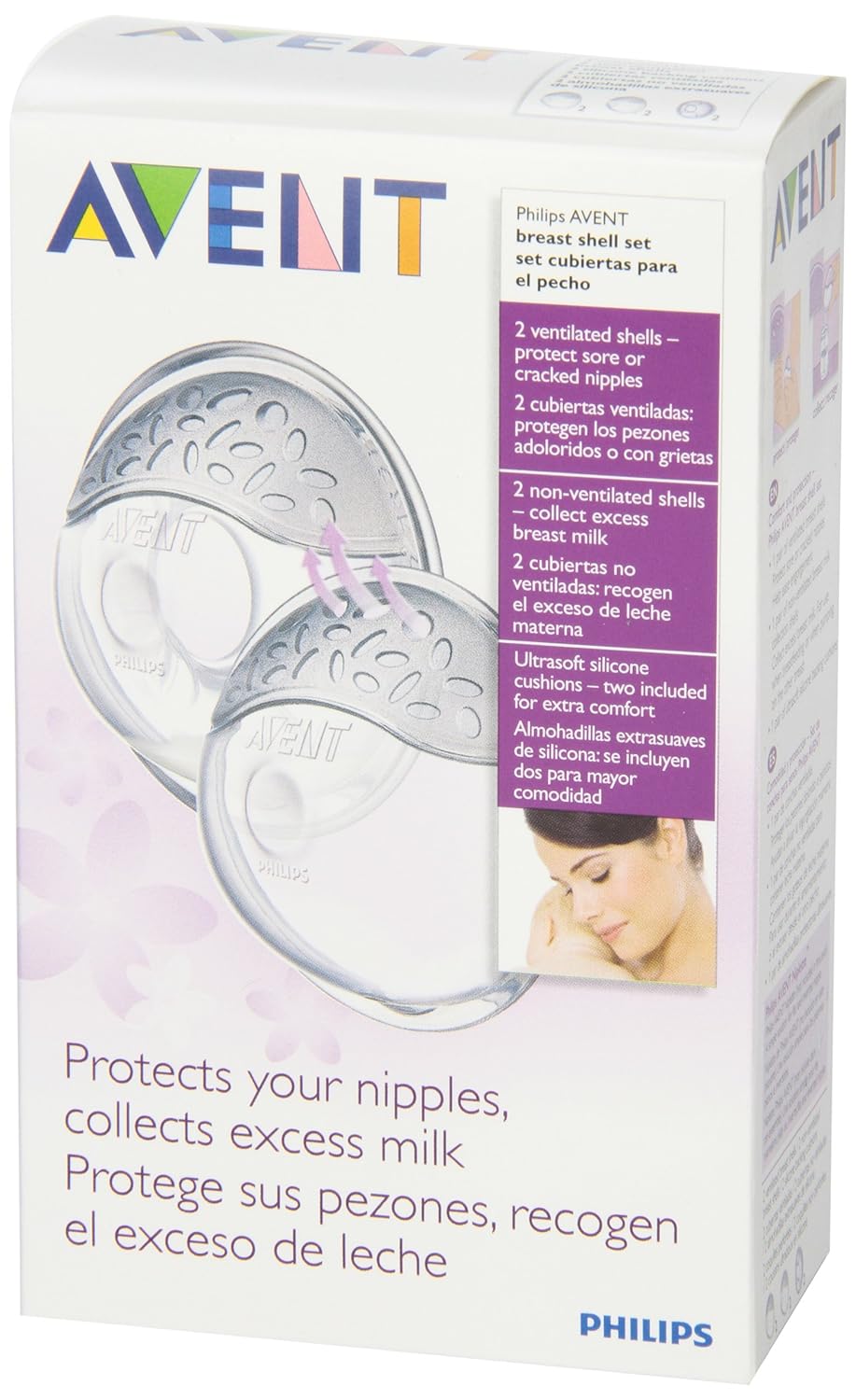 Amazon Com Philips Avent Comfort Breast Shell Set 2 Count Baby