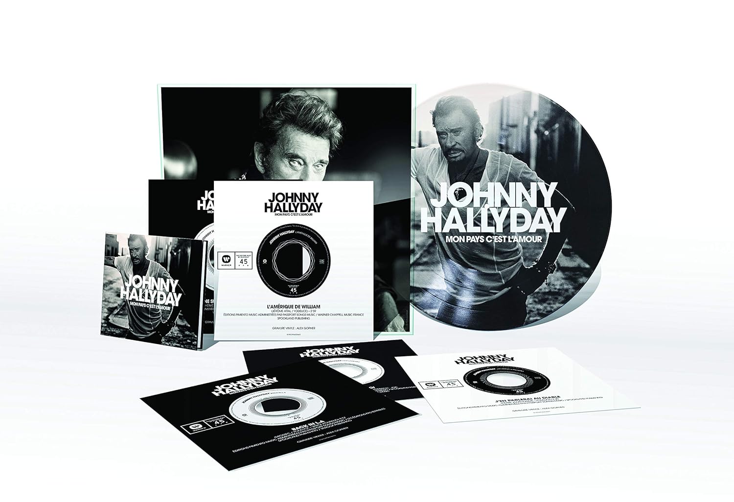 Mon Pays C Est L Amour Coffret Collector Limite Numerote Johnny Hallyday Johnny Hallyday Amazon Fr Musique