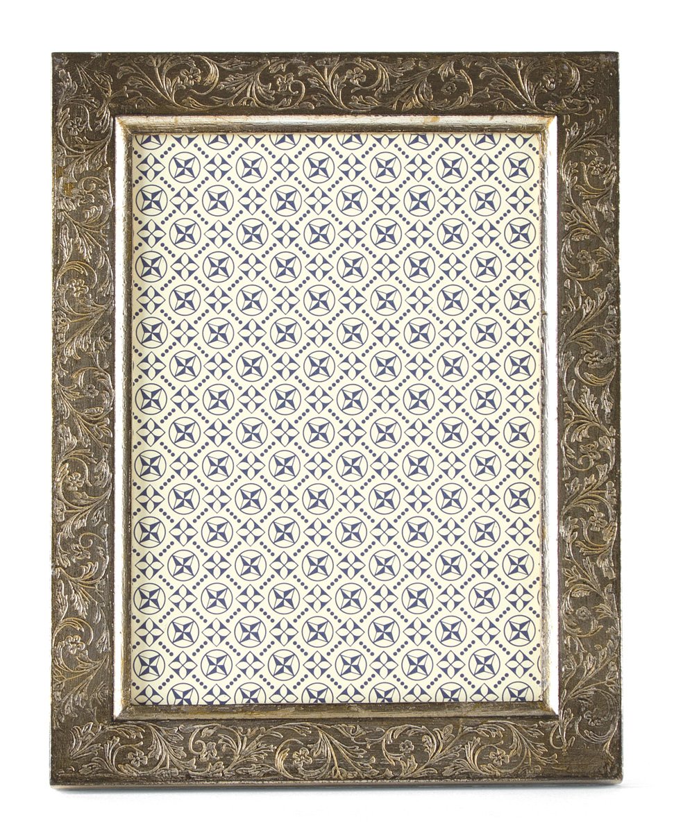 Cavallini Florentine Frames Silver Leaf 4 x 6 Luxury Frames