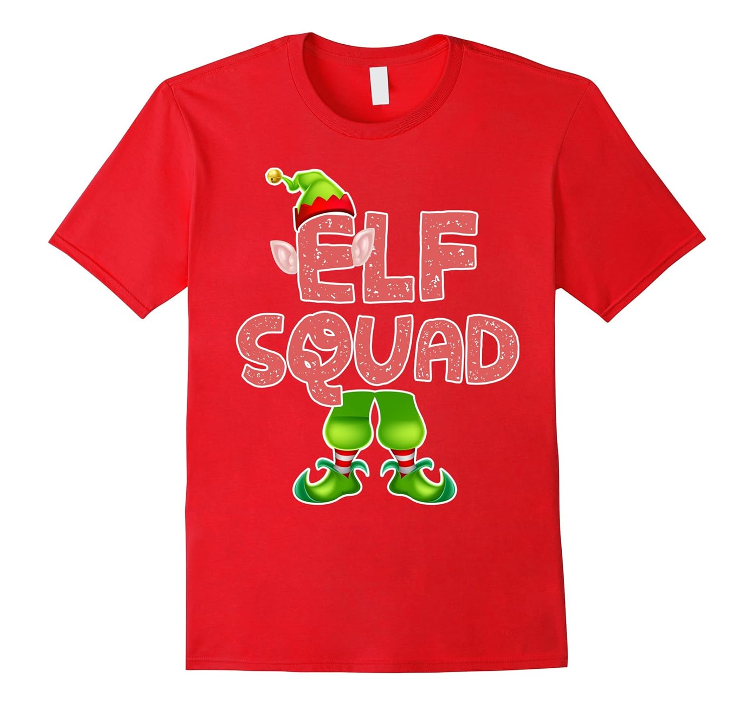 Elf Squad T-Shirt Funny Merry Christmas Costume Gift Shirt-ANZ