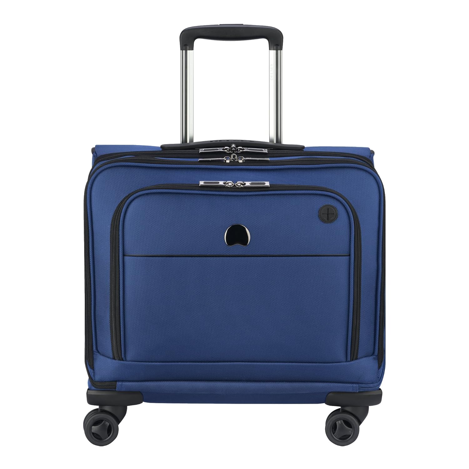 Delsey Luggage 4 Wheel Spinner Mobile Laptop Briefcase, Blue, One Size