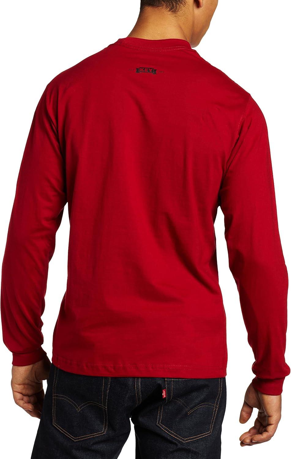 Key Industries Men's Big and Tall Heavyweight 3-button Short Sleeve Henley Pocket T Shirt: Clothing