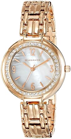 Giordano Analog White Dial Womens Watch - F4001-33