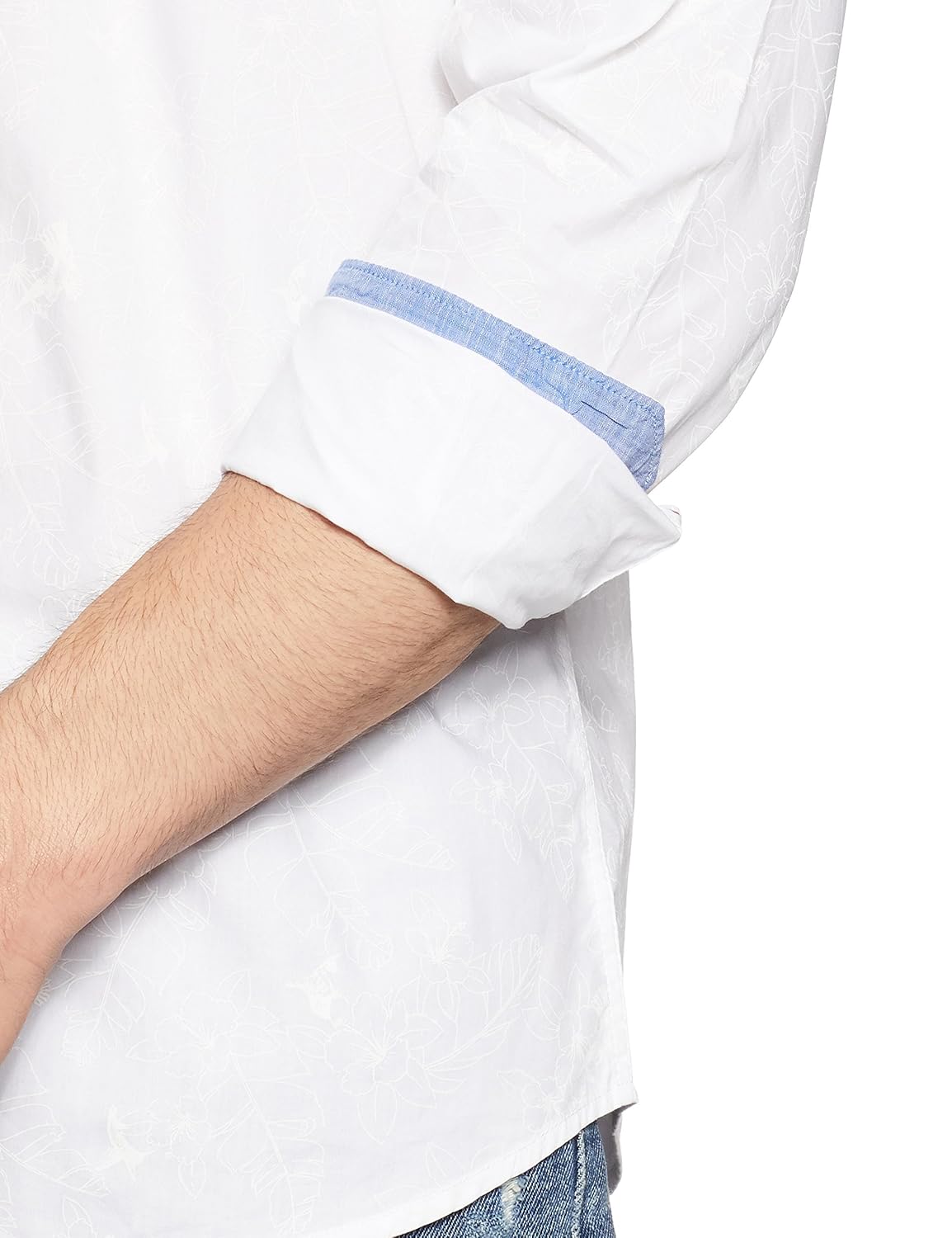 allen solly men's printed regular fit casual shirt