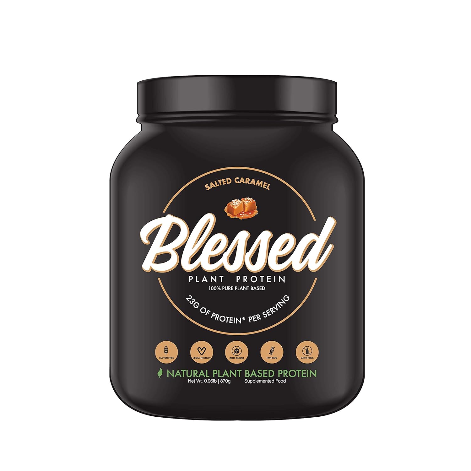 Blessed Plant Based Superfood Protein 23g Of Proteinvegan Friendly Salted Caramel 1lb Bottle #vega #protein #weight #loss Blessed Plant Based Superfood Protein 23g Of Proteinvegan Friendly Salted Caramel 1lb Bottle