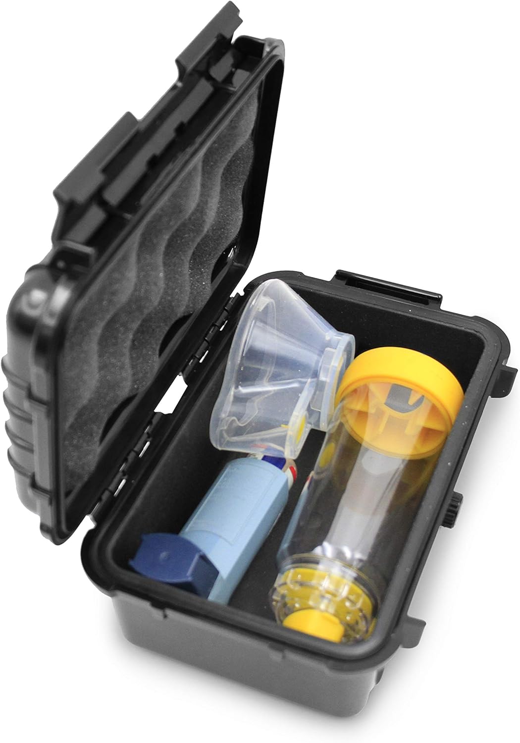 Casematix Asthma Inhaler Case Fits Inhaler Spacer for Adults or Kids, Inhaler Asthma and Mask with Airtight Seal for Medical Travel - Includes CASE ONLY: Health & Personal Care