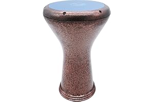 17" Percussion" Gawharet El Fan Pro Metal Darbuka Drum Doumbek (Copper)