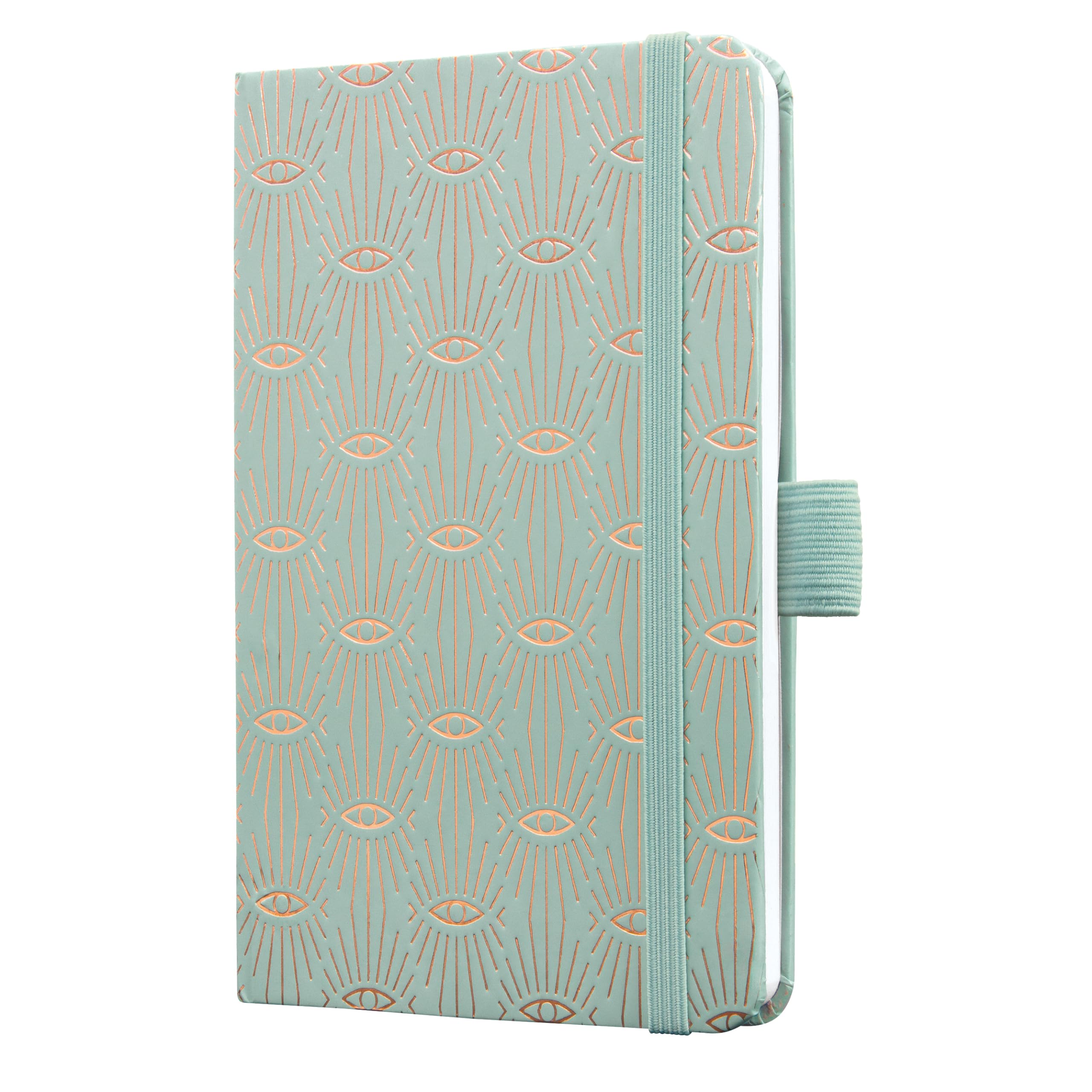 SIGEL J5356 Jolie Weekly Planner 2025, Design Mystic Aquamarin, 9,5 x 15 cm, hardcover, 174 Pages, Light Blue