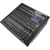 BOWENS PRO 6000W 11-Channel Powered Mixer | Professional Audio Mixer with Dual Class-D 650W RMS Amplifiers, 99 DSP Effects, USB Recording & Playback, Bluetooth 5.0, 3-Band EQ & Compressor