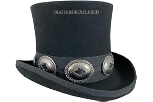 FUNK PLUS Concho Hat Band Genuine Leather