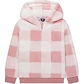 Little Beauty Girls Fuzzy Fleece Hoodies Sweatshirt Sherpa Pullover Cozy Hooded Outwear Coat with Pockets
