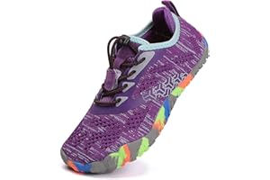 DimaiGlobal Kids Barefoot Shoes Boys Trail Running Shoes Girls Running Shoes Sneakers Athletic Tennis Shoes Toddler Little Kid Big Kid