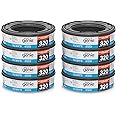 Diaper Genie Essentials Round Refill - Unscented Film Refills - Holds Up to 2,560 Newborn Diapers, For Complete and Expressio