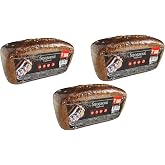 Bread Borodinsky Rye Bread &ldquo;Rizhsky Khleb&rdquo; 300g x 3 Pack | Traditional Dark Russian Rye Bread | Whole Grain, Coriander Flavor, Authentic Bakery Style Bread
