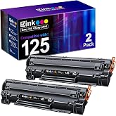 E-Z Ink 125 CRG-125 Compatible Replacement for Canon ImageClass LBP6030w | 125 CRG-125 3484B001 to use with ImageClass LBP6030w ImageClass LBP6000 ImageClass MF3010 6018 6018W Laser Printer(2 Black)