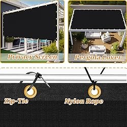 Shade&Beyond Customized Size 8' X 9' Shade Cloth