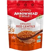 Arrowhead Mills Organic Red Lentils, 16 oz Bag